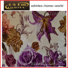 100% Polyester Knitted Fabric Printing Velvet Curtain Fabric (EDM0435)